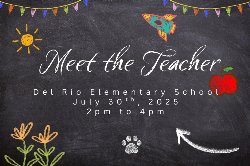 meet the teacher graphic with chalk drawings